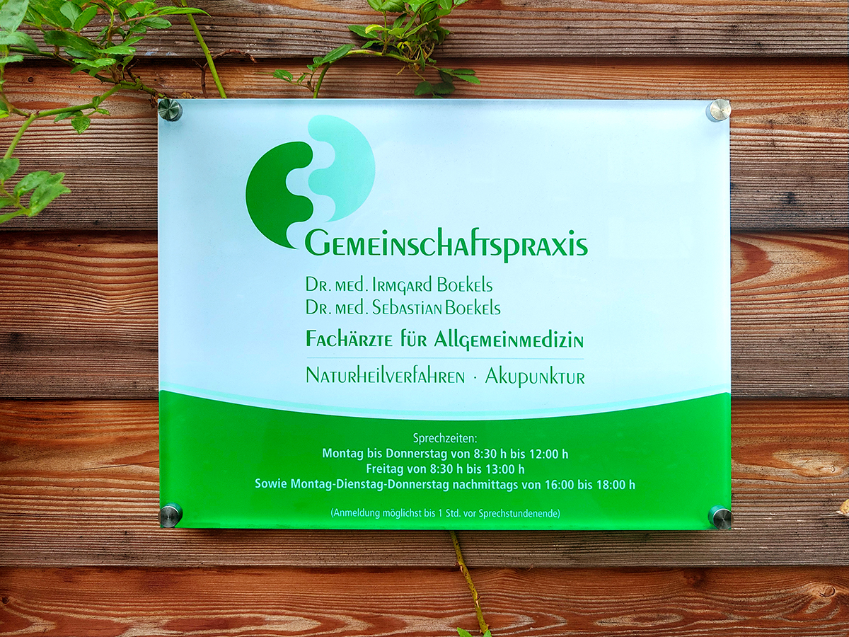 praxisschild